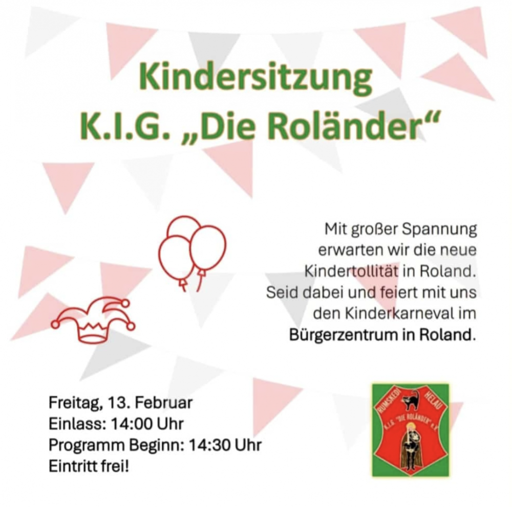 26. Roländer Kindersitzung